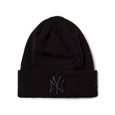 NEW ERA ベーシック カフニット MLB Tonal Logo ニューヨーク・ヤンキース ブラック 15119705画像
