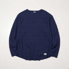 RADIALL BIG WAFFLE - BOAT NECK T-SHIRT L/S RAD-BWF001画像