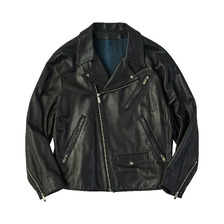 PORTER CLASSIC PC RIDERS JACKET W / LOVE & PEACE SILVER BFA-P-017-1962画像