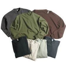 Los Angeles Apparel Heavy Fleece Crewneck Sweatshirt (Garment Dye) HF07GD画像