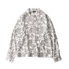 Subciety Paisley open collar shirt 155-20300画像