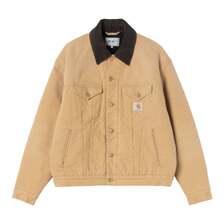 Carhartt WIP OG Trucker Jacket - WIP Dusty H / Tobacco, Stone canvas I037058画像