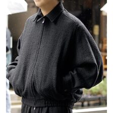 NONNOTTE N Tweed 002 Draping Big Yoke Raglan Drizzler Jacket N-26A-099画像