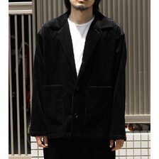 INTERIM DEADSTOCK WIDE CORDUROY OPEN COLLAR OVER SHIRT JACKET IT26A103画像