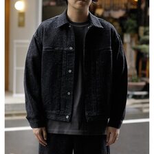 1000S THOUSANDS DAZZLE DENIM PLEATED JACKET TH-156画像