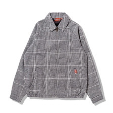COOKMAN Delivery Jacket With Lining Glen Check Black 231-63432画像