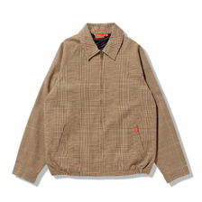 COOKMAN Delivery Jacket With Lining Glen Check Brown 231-63433画像