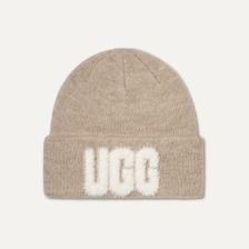 UGG Fuzzy UGG Logo Beanie 105248画像