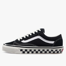 VANS PREMIUM OLD SKOOL 36 CHECKERBOARD SIDEWALL BLACK/MARSHMALLOW VN000E8VBPO画像