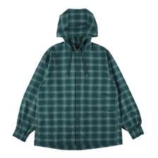 NANGA GRID TARTAN FIELD HOOD SHIRT N2620-1I058A画像