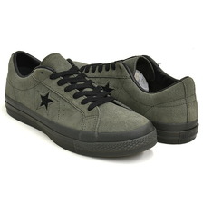 CONVERSE ONE STAR SUEDE OLIVE GRAY 33703361画像