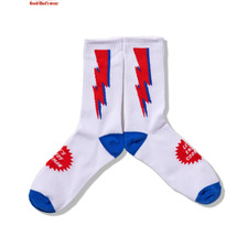 COOKMAN Rib Crew Socks Lightning White 233-63971画像