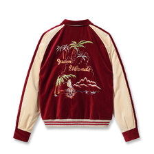 TAILOR TOYO Lot No. TT16010-170 / Late 1950s Style Velveteen &times; Acetate Souvenir Jacket &ldquo;KOSHO & CO.&rdquo; Special Edition &ldquo;GUAM ISLANDS&rdquo; &times; &ldquo;SEAHORSE&rdquo;画像