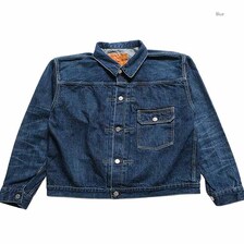 REMI RELIEF 12oz SELVEDGE DENIM 1st JACKET - BLUE - RN1040SDR画像