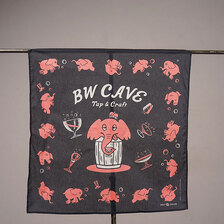 BW CAVE x GLADHAND - Pink Elephants bandanna "Elephant Brand" BWCGH6302画像