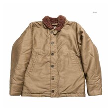 WAREHOUSE Lot.2181 NAF1168 N-1 WINTER JACKET KHAKI NXs-1404/Solid画像