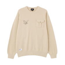 Schott CREW SWEAT RIB STITCH EAGLE 7826232006画像
