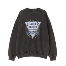 Schott CREW SWEAT LEATHER JACKET MAKES A MAN 7826232007画像