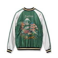 TAILOR TOYO Lot No. TT15982-145 / Mid 1950s Style Acetate Souvenir Jacket &ldquo;LANDSCAPE&rdquo; &times; &ldquo;EAGLE&rdquo; (AGING MODEL)画像
