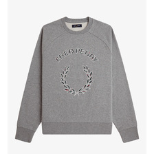FRED PERRY Tartan Applique Sweatshirt M3652画像