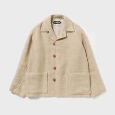 AUBERGE Champagne Gold Mohair Ortega Cross Short Jacket "TUCSON" AU26A10-A画像