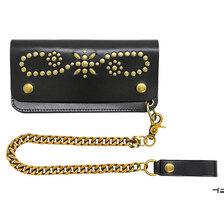 HOUSTON Studs Long Trucker Wallet 6913画像