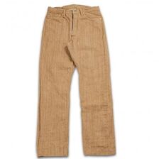 graphzero GZ-NPST-KAKI 13oz 天然染めネップストレートジーンズ 柿渋画像