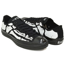 CONVERSE ALL STAR AGED BONEPRINT OX BLACK 31319280画像