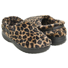 crocs CLASSIC UNFURGETTABLE ANIMAL CLOG SEPIA / LEOPARD 212002-2LD画像