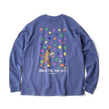 gym master 10oz ピグメントスウェット ボルダリング ロンTEE G833775画像
