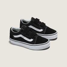 VANS KIDS OLD SKOOL V BLACK/TRUE WHITE VN000VHE6BT画像