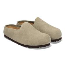 BIRKENSTOCK Amsterdam Wrapped REGULAR Taupe 1032516画像