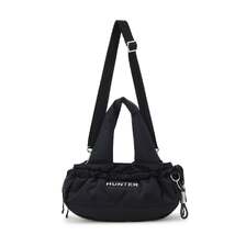 HUNTER PREMIUM NYLON ROUCHED MINI HOBO UBS7146NYL-BLK画像