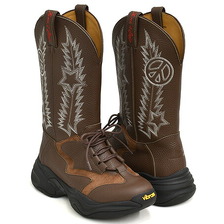 Tomo & Co WESTERN SNEAKER BROWN SHRINK & NUBUCK TM-SWJP-0001-BRSN画像