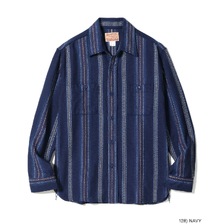 SUGAR CANE Lot No. SC29784 / NATIVE AMERICAN INDIGO DOBBY WORK SHIRT画像