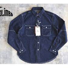 COLIMBO HUNTING GOODS Hillhead Work Shirt/ Plain=10oz Denim= ZB-0310画像