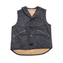 Mister Freedom x Sugar Cane MFSC 11oz. OKINAWA DENIM SIGNAL VEST TYPE II SC16023画像
