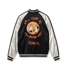 Buzz Rickson's Lot No. BR16009-119 / Early 1950s Style Acetate Souvenir Jacket &ldquo;KOSHO & CO.&rdquo; &times; &ldquo;BUZZ RICKSON'S&rdquo; Special Edition &ldquo;17TH COMM SQ & 17TH BOMB WG(L)&rdquo;画像