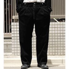 INTERIM DEADSTOCK WIDE CORDUROY "BOURGERON" FRENCH WORK TROUSER IT26A107画像