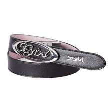 X-girl REVERSIBLE OVAL LOGO BUCKLE BELT 105264054023画像