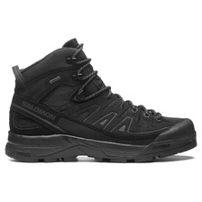 SALOMON X-ALP MID LEATHER GORE-TEX BLACK/BLACK/ASPHALT L47638700画像