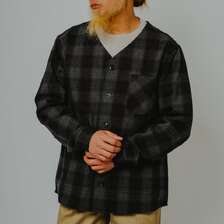 BIG MIKE Heavy Flannel Cardigan|Check 102636250画像