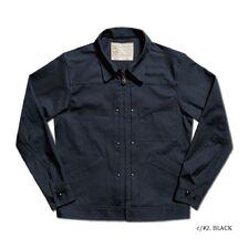 DALEE'S & CO 81B 1930s Denim Zip Jacket BLACK画像