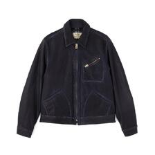 AVIREX INDIGO LEATHER JACKET 7836250019画像