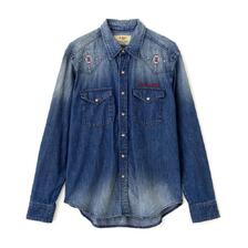 AVIREX DENIM WESTERN SHIRT 7836220014画像