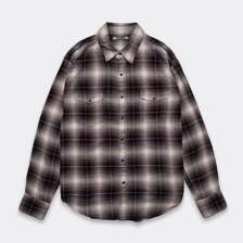 MINEDENIM R.Flannel Ombre Western Shirt MDFBF10502画像