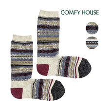 COMFY HOUSE ジャカードウール・クルー CHL132CR1画像