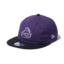X-LARGE &times; NEW ERA OLD OG RETRO CROWN SNAPBACK CAP PURPLE 101263051015画像