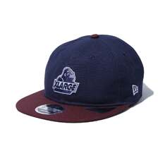 X-LARGE &times; NEW ERA OLD OG RETRO CROWN SNAPBACK CAP NAVY 101263051015画像