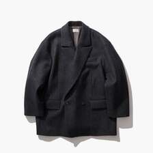ATON SUPER 120S DOUBLE MELTON OVERSIZED JACKET COAT SCAGLW0402画像